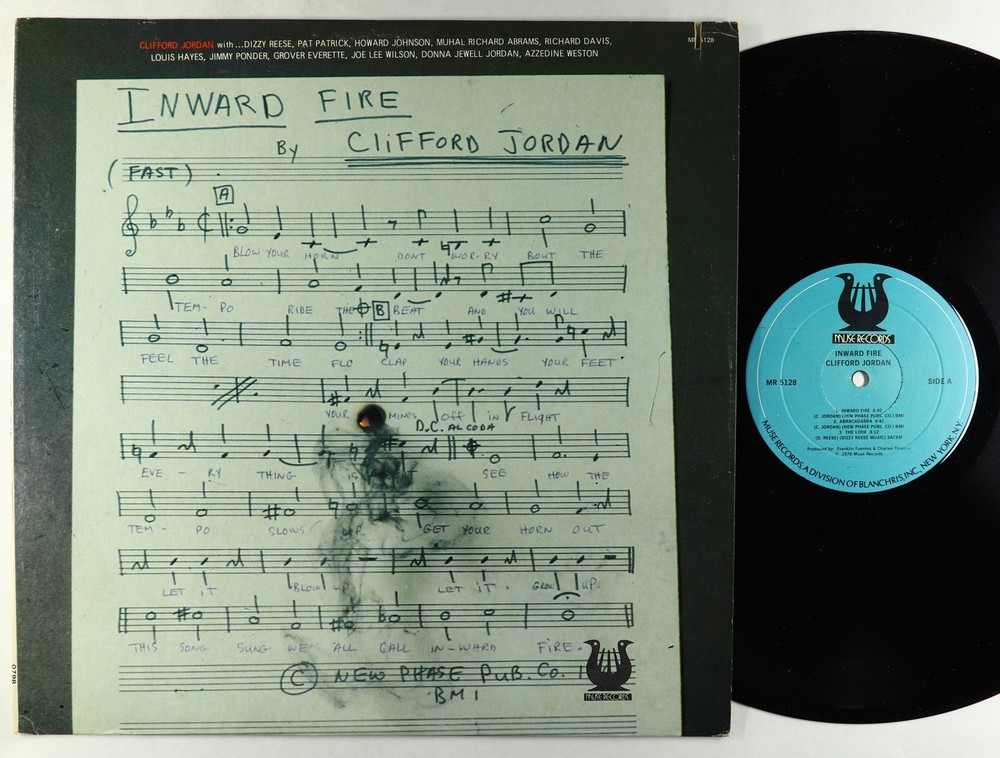 Clifford Jordan - Inward Fire LP - Muse VG+
