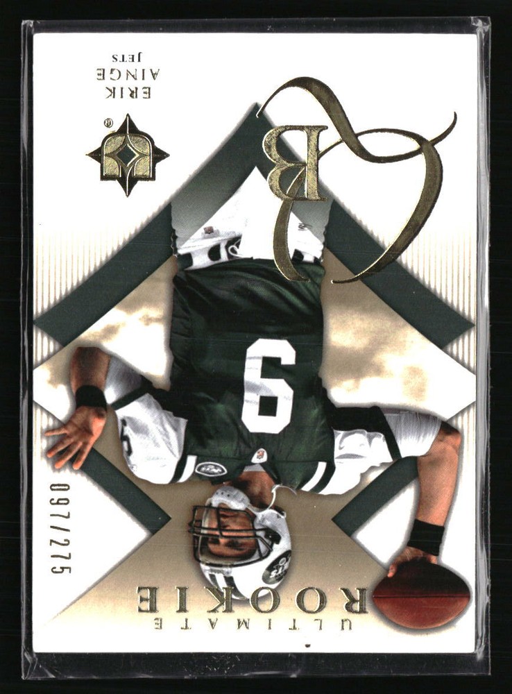 Erik Ainge 2008 Upper Deck Ultimate Collection #155 97/275 Football Card