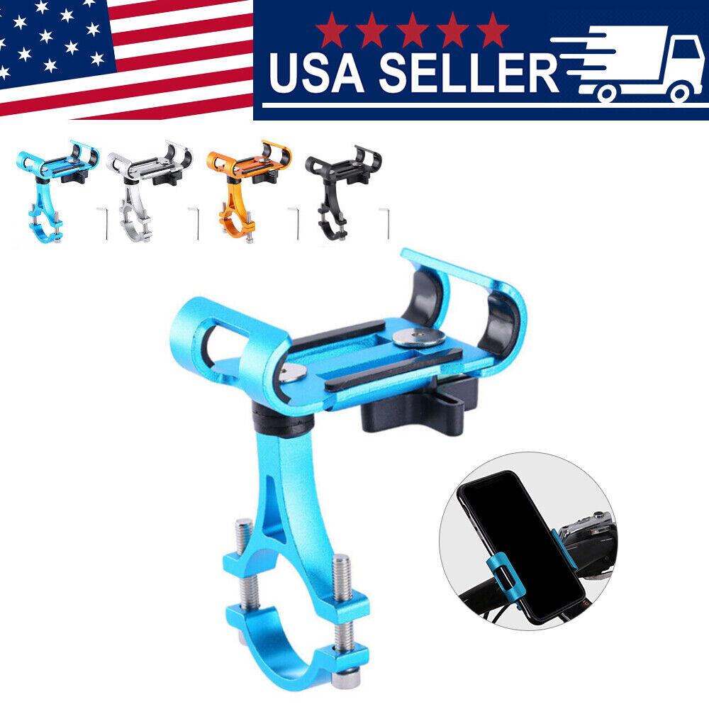 360° Aluminum Motorcycle Bike Bicycle Holder Mount Handlebar For Cell Phone Lot