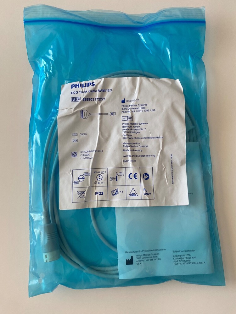 Philips ECG Trunk Cable AAMI, IEC REF 989803172221