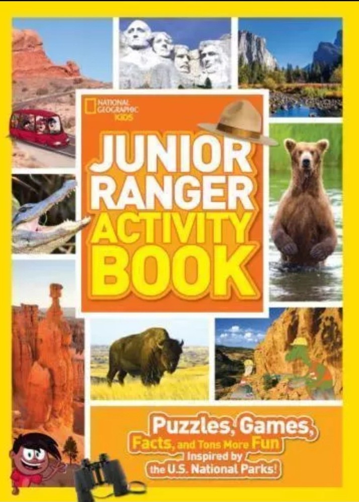 Junior Ranger Activity Book : Puzzles, Games, Facts, and Tons More Fun Inspired by the U. S. National Parks! by National Geographic Kids (2016, Trade Paperback)