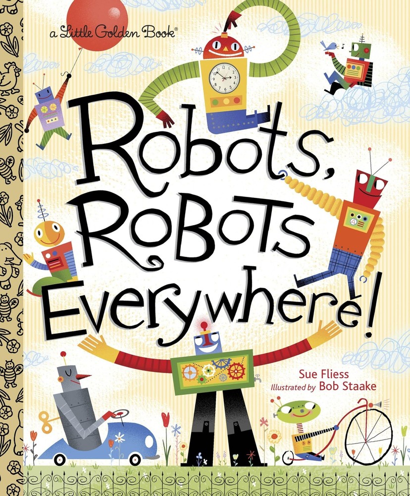 Robots, Robots Everywhere! (Little Golden Book) Multicolor