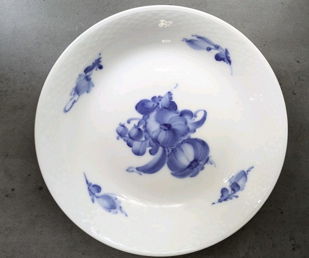Royal Copenhagen Blue Flowers Braided Coupe Soup Cereal Bowl 7 1/2