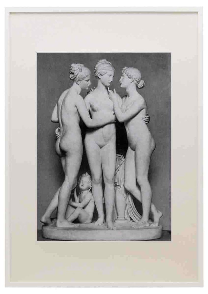 Thorvaldsen Berthel The Three Graces With Cupid A3 A4 Framed Art Print   