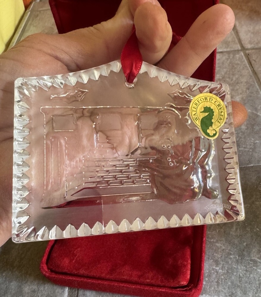2013 WATERFORD Annual TWAS THE NIGHT Ornament NO BOX  But will Provide Red Case