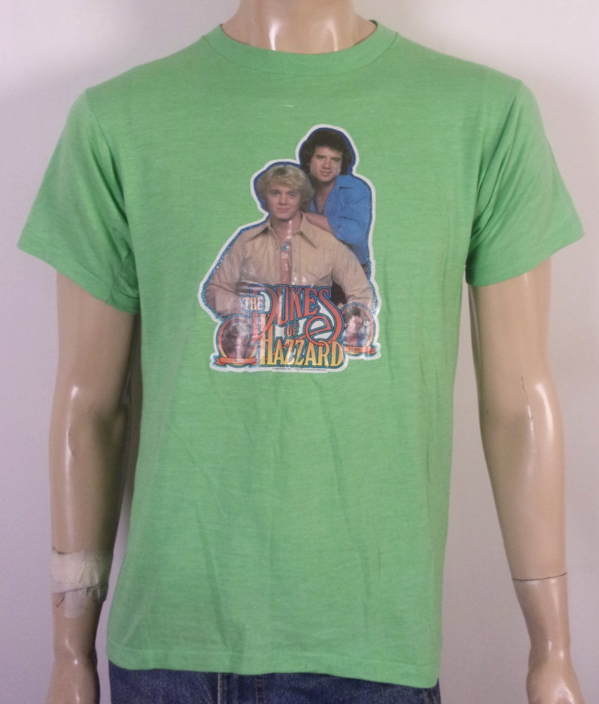 vintage 70s 80s single stitch The Dukes of Hazzard Bo & Luke T-Shirt Iron On M