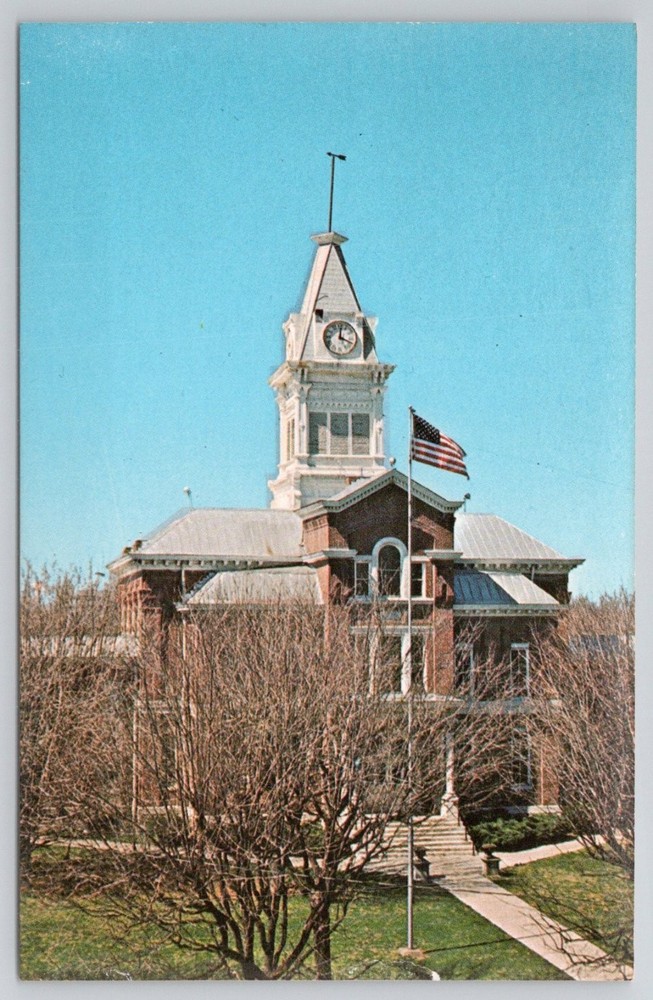 Franklin, Kentucky Court House Postcard Simpson County KY