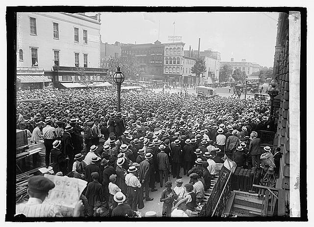 Photo:New York City Dempsey Carpentier Fight Crowd 1921 Boxing Gathering