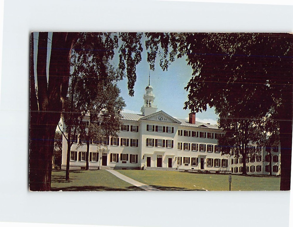 Postcard Dartmouth Hall Dartmouth College New Hampshire USA
