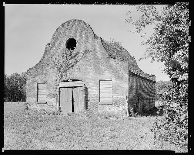 Photo:Cordesville South Carolina North Chachan 1938 Brick Ruins Building