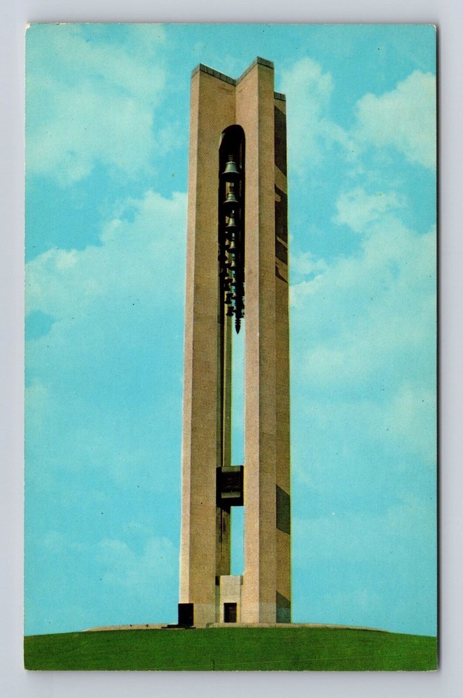 Dayton OH-Ohio, Deeds Carillon, Deeds Park, Antique Vintage Souvenir Postcard