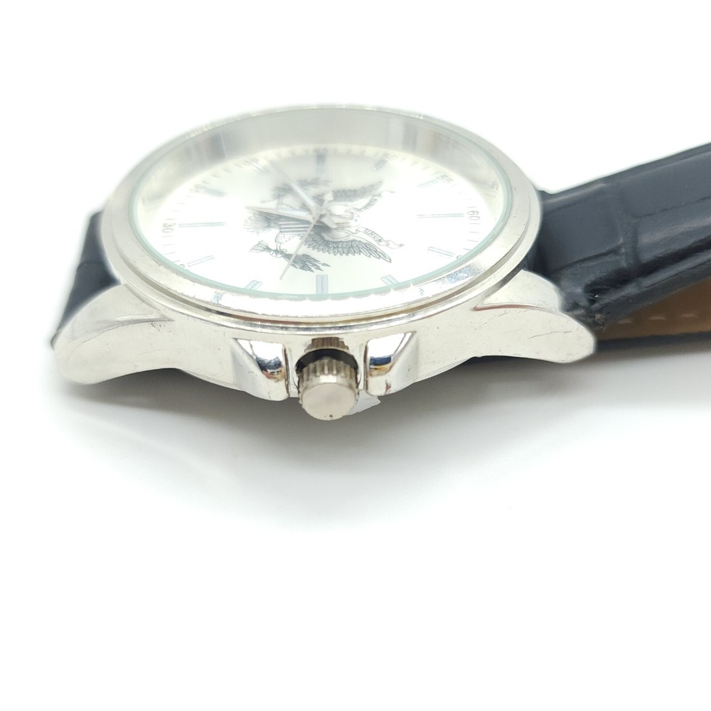 E Pluribus Unum Men's Stainless Steel American Motto Watch  