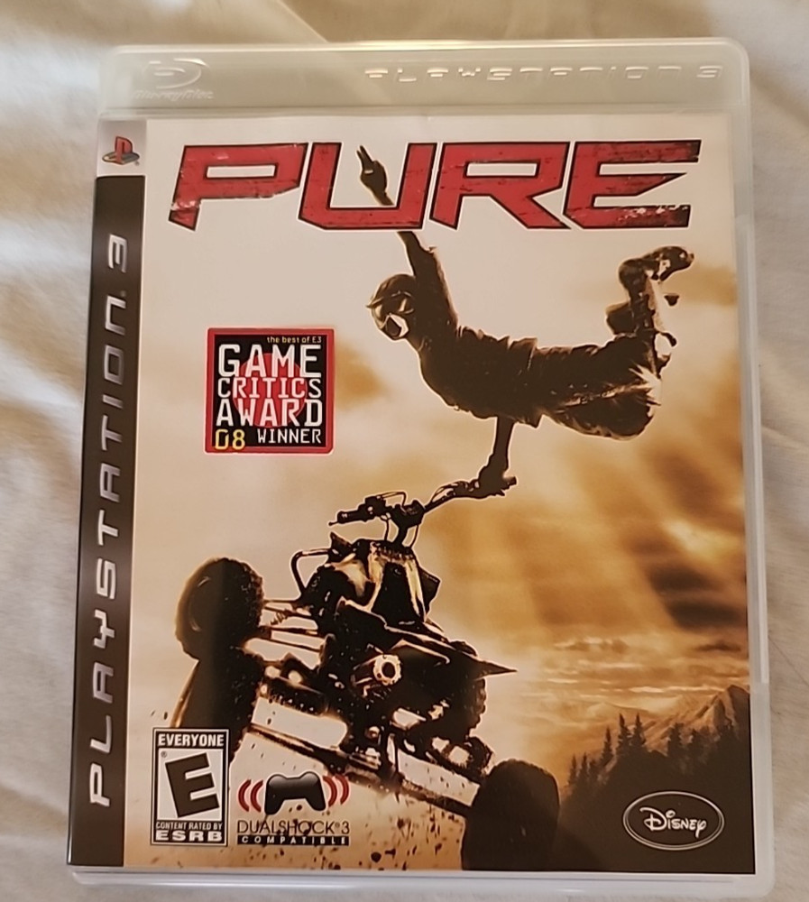 Pure (Sony PlayStation 3, 2008) PS3 Complete with Manual Tested CIB Disney