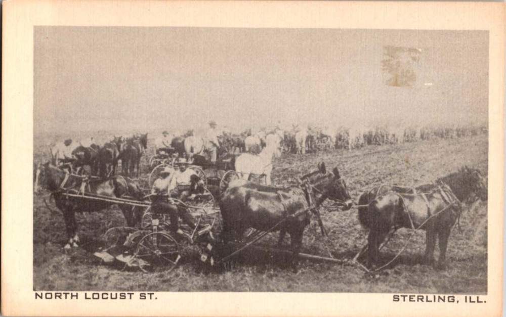 Sterling Illinois IL : FARM SCENE m/14 BC2014