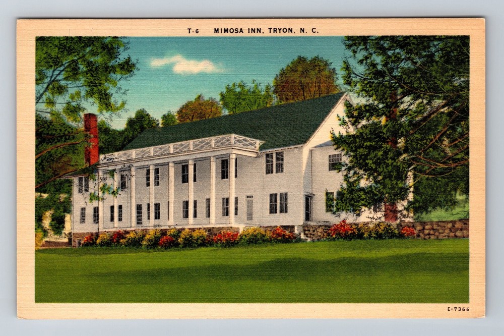 Tryon NC-North Carolina Mimosa Inn Vintage Postcard