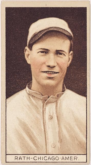 Photo:Chicago White Sox Morris Rath 1912 Baseball Card Portrait