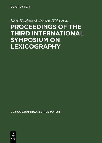 Karl Hyldgaard- Proceedings of the Third International Symposium on L (Hardback)Another great item from Rarewaves USA | Free delivery!