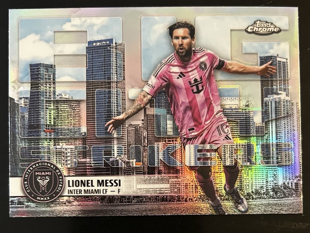 Lionel Messi 2025 Topps Chrome MLS Big City Strikers #BCS-10