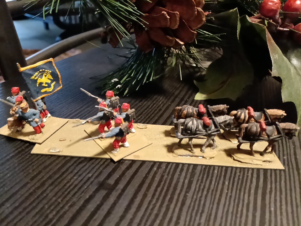 Vintage Hand Painted Miniature Civil War Soldiers