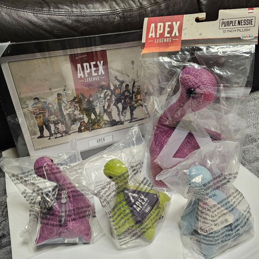 Apex Legends Nessie Plush Toy Art Panel #50911f