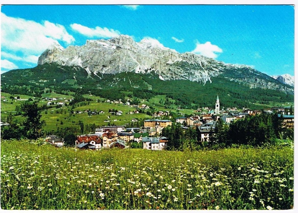 Italy Postcard Dolomiti Cortini Panorama