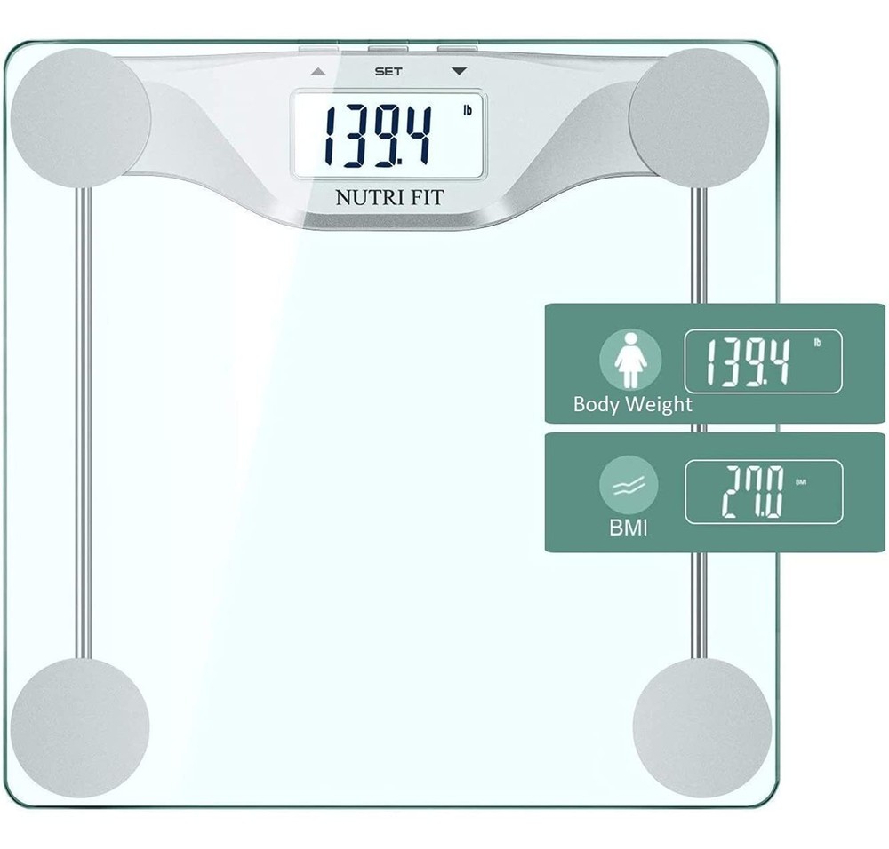 Digital Body Weight Bathroom Scale BMI, Accurate Weight Measurements Scale,La...