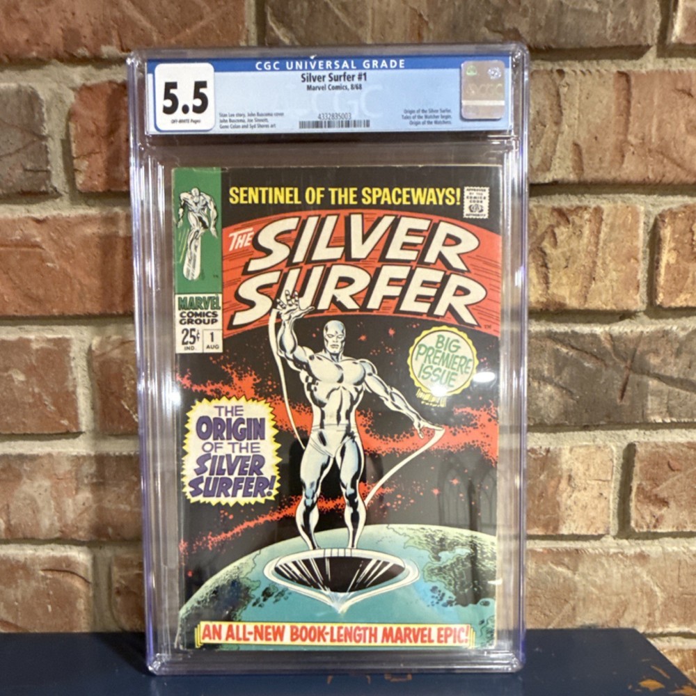 Silver Surfer #1 Marvel Comics CGC 5.5 Silver Age Key Issue 1968 First Printing
