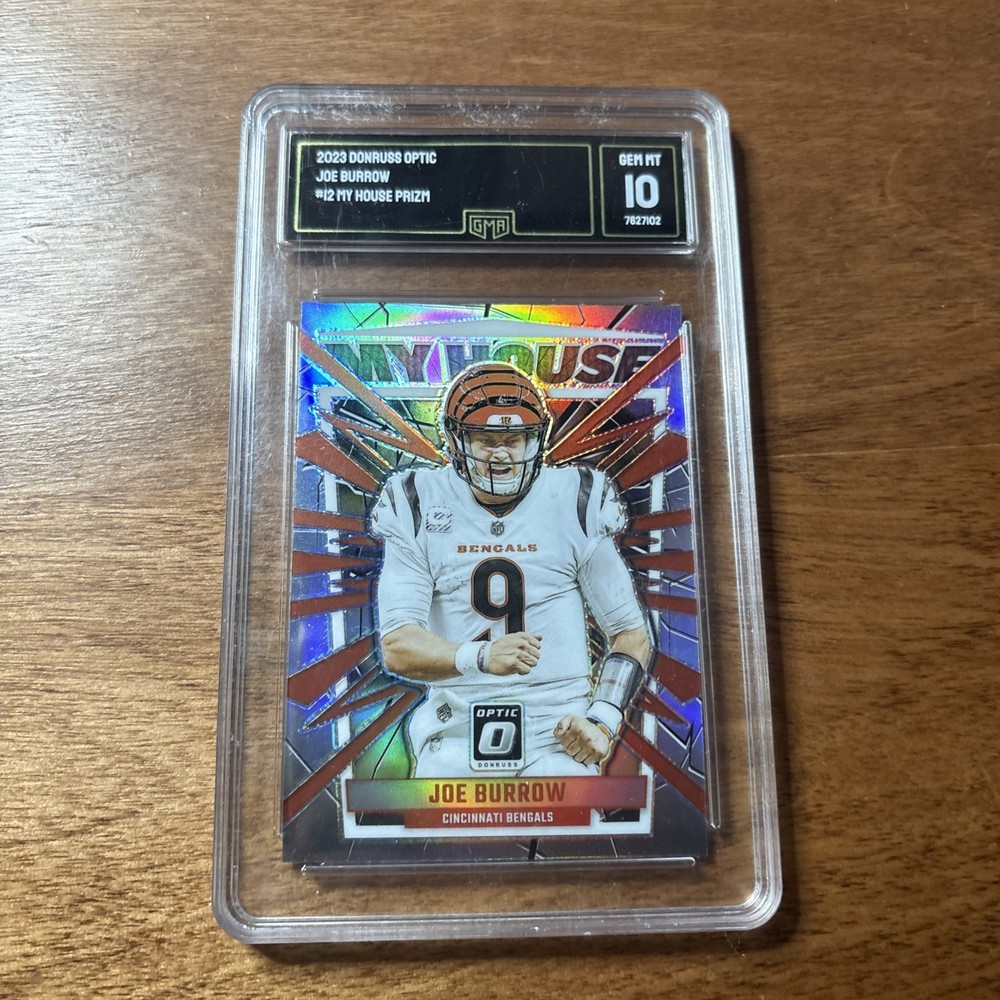 2023 Donruss Optic Joe Burrow My House Holo #12 GMA 10