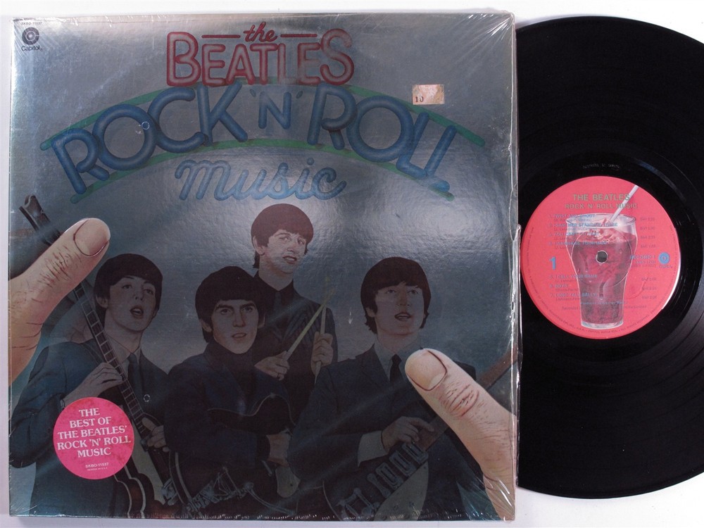 BEATLES Rock 'N' Roll Music CAPITOL 2XLP embossed gatefold SHRINK d