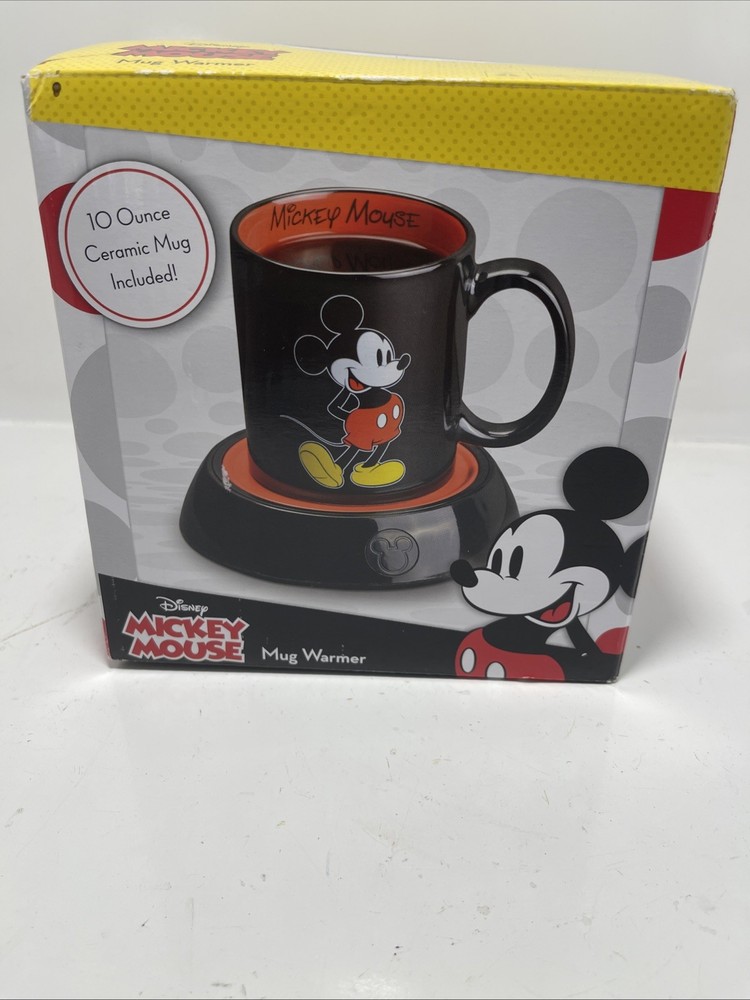 Disney Mickey Mouse 10oz Mug Warmer and Coffee Cup Set