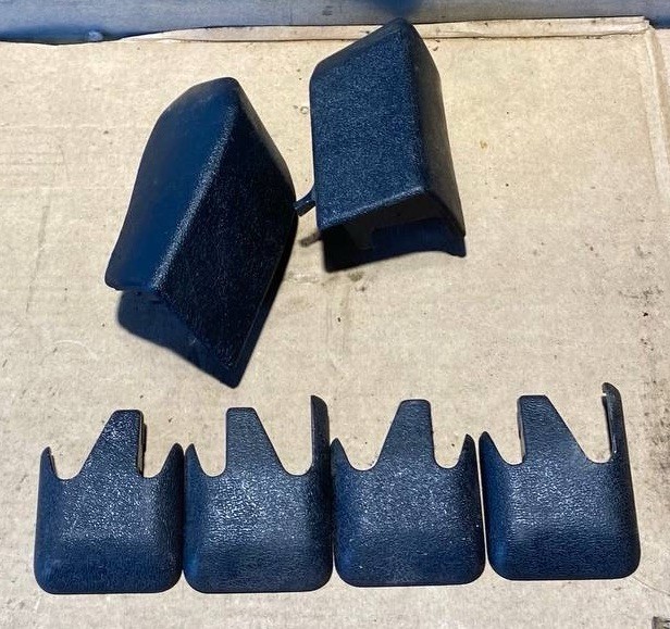Mercedes-Benz W124 Front Seat Black Plastic Trim Set Of 6x 1249191620 1246842218