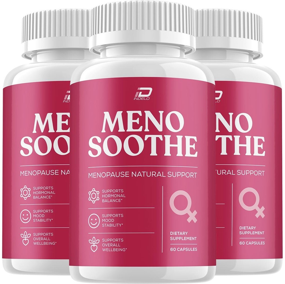 (3 Pack) Meno Soothe Female Capsule - MenoSoothe All Natural Menopause Pills