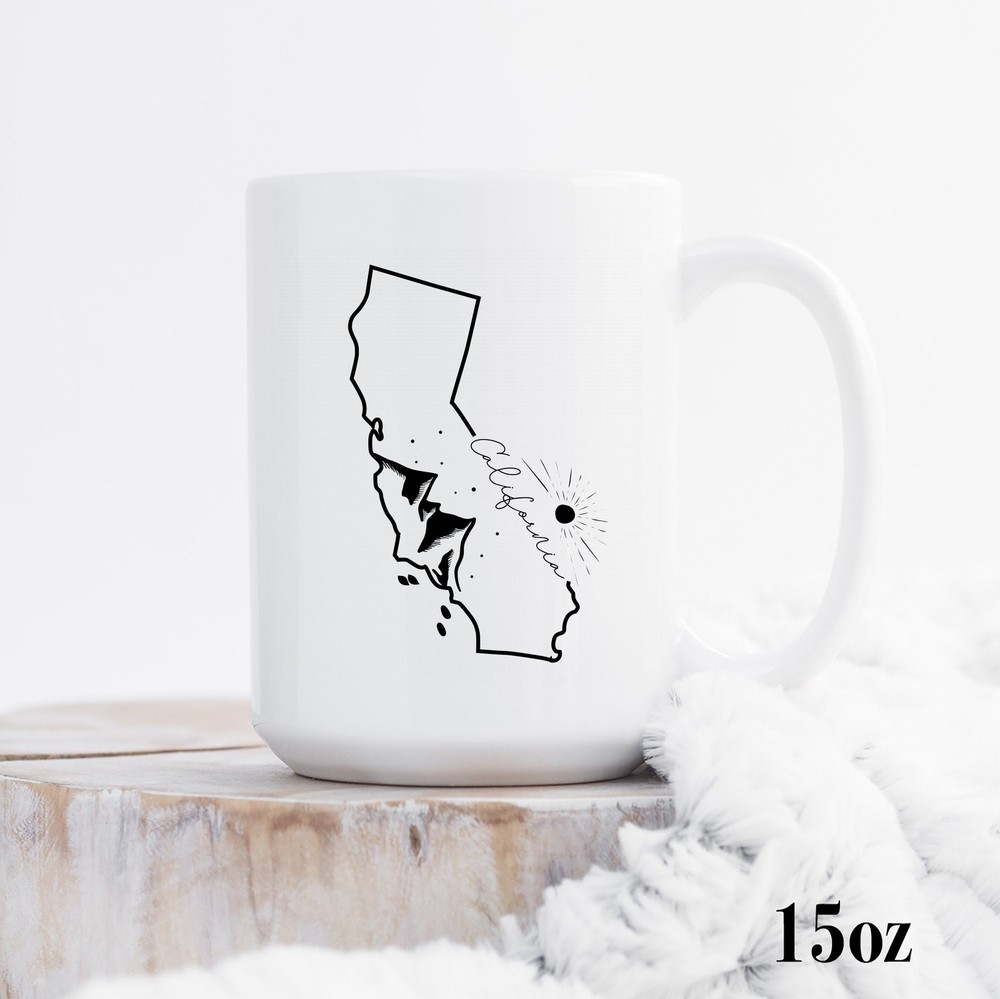 California Camping Enamel Mug – Perfect Gift for Outdoor Lovers & Adventurers