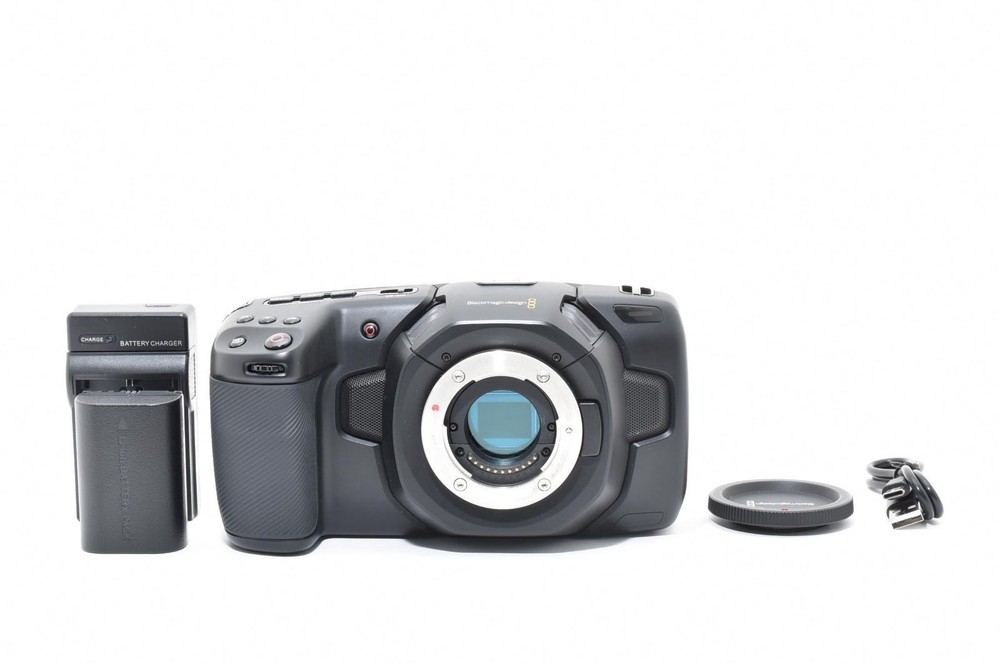 Blackmagic Design Pocket Cinema Camera 4K Micro four thirds mount Body Black