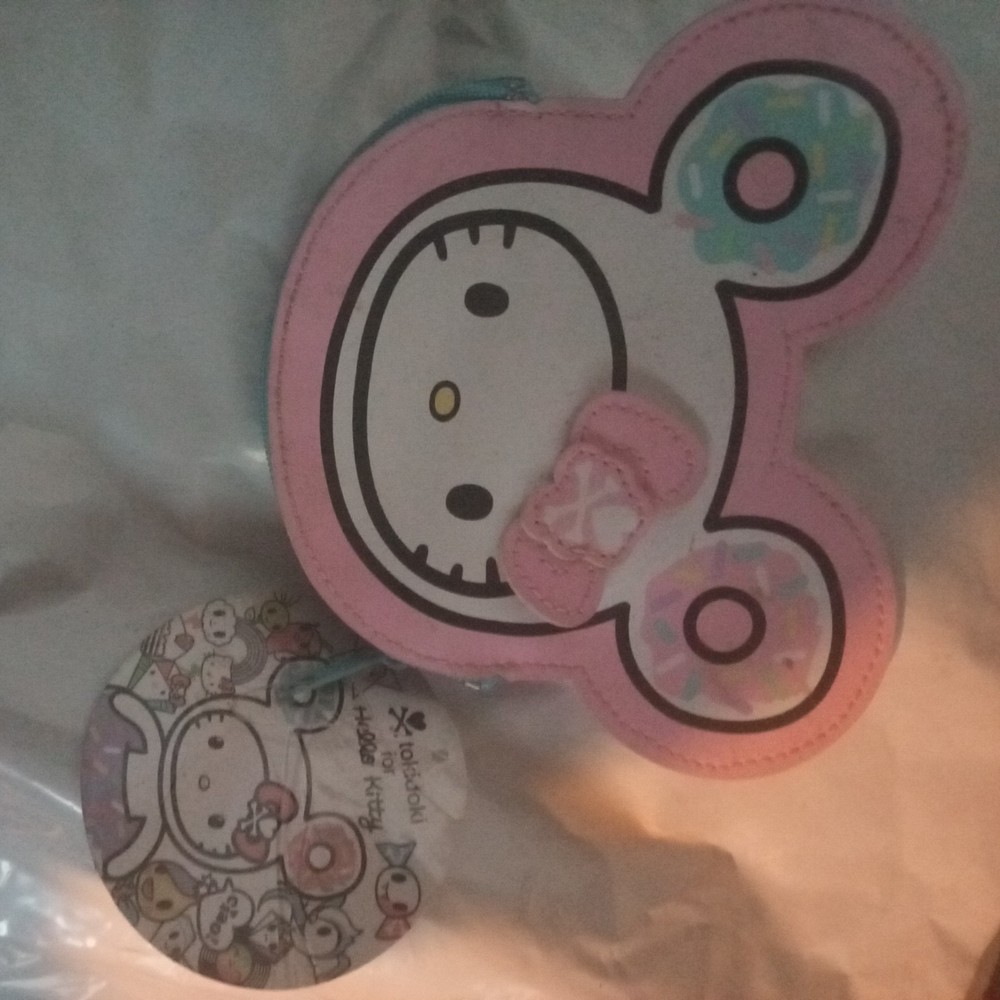 NWOT tokidoki x Hello Kitty Donutella Coin Purse Defect