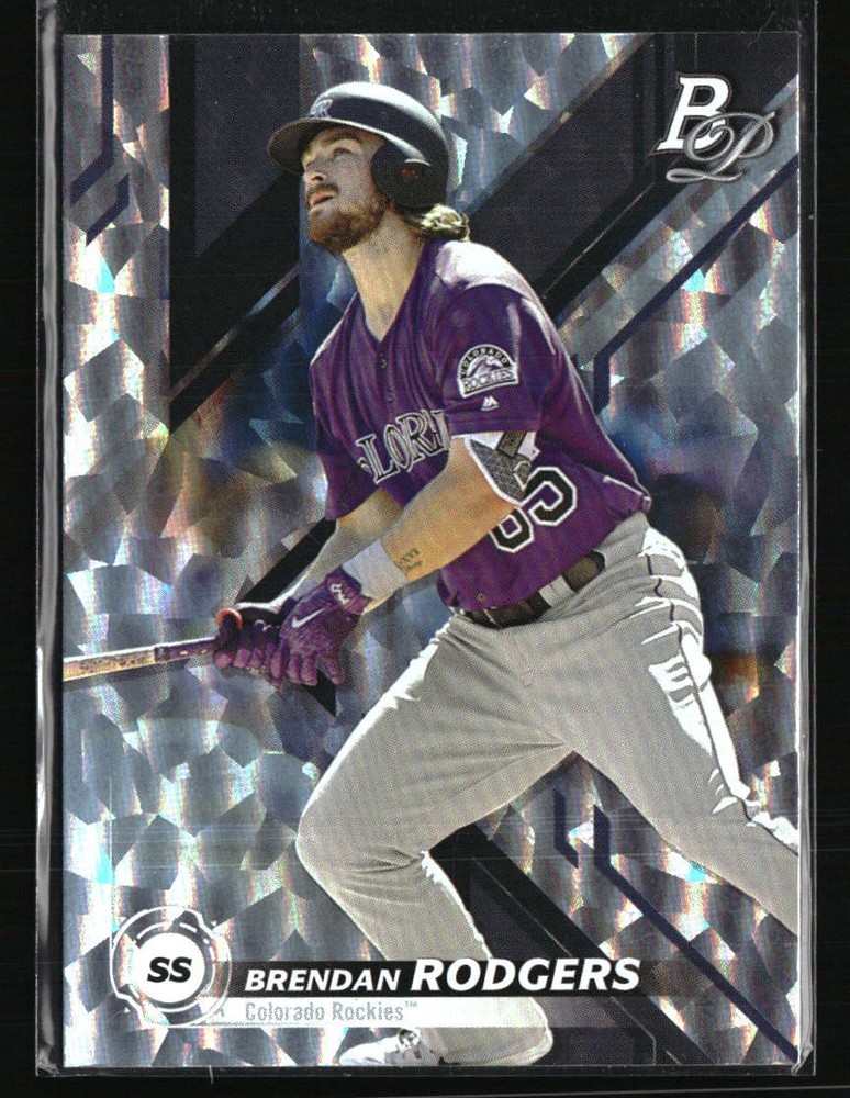 Brendan Rodgers 2019 Bowman Platinum TOP-73 Baseball Card RC Rookie