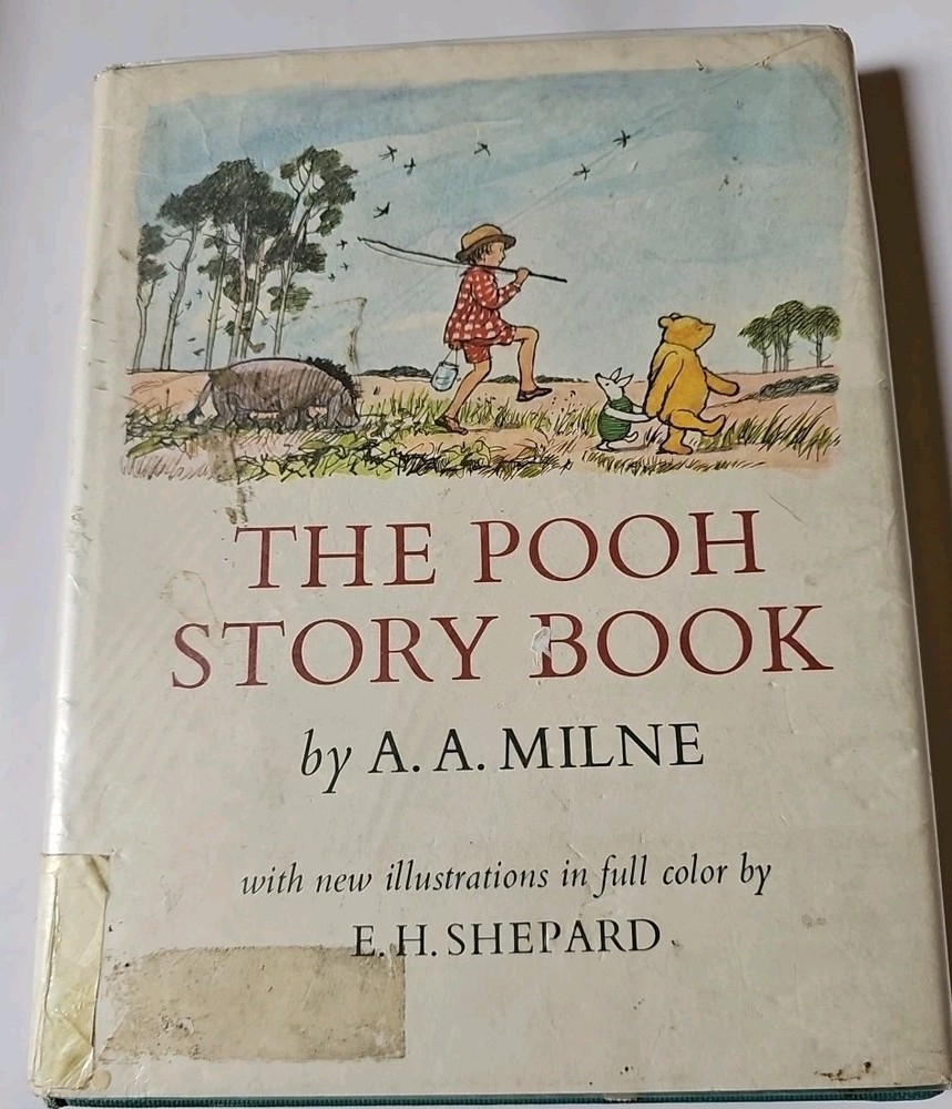 VTG The Pooh Story Book A.A. Milne 1965 Hardcover  Ex Library