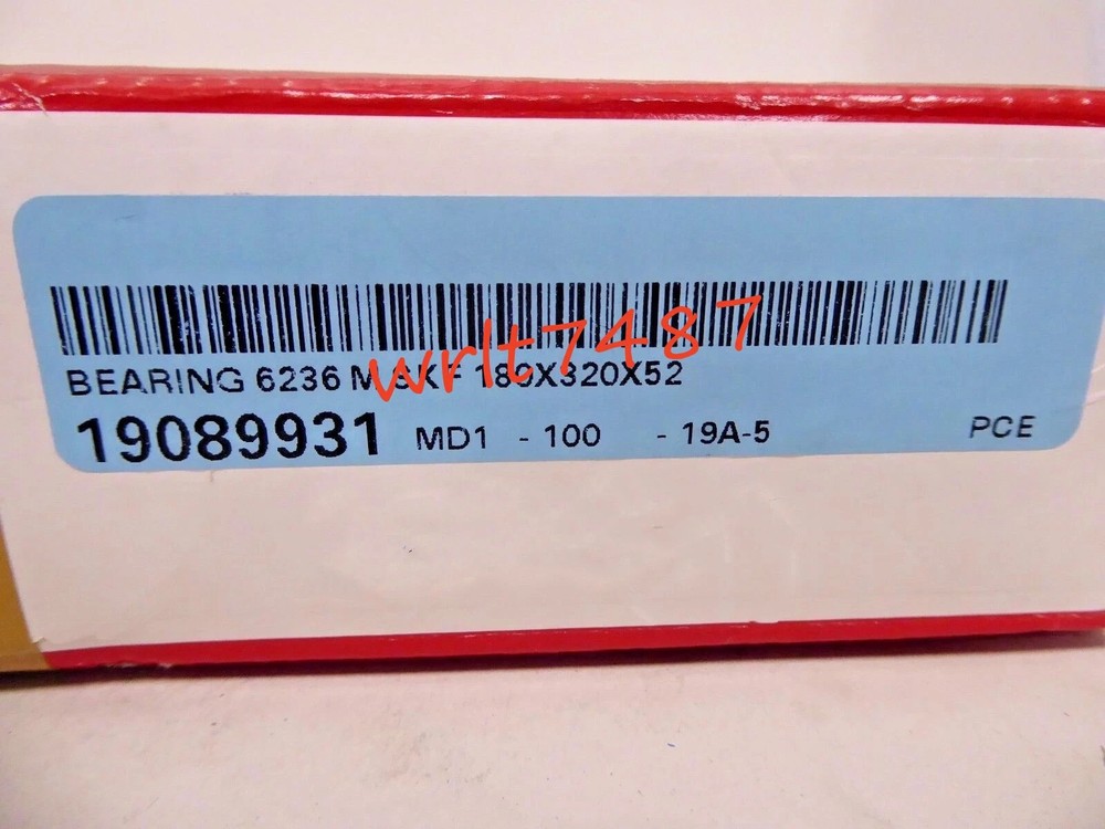 NEW SKF 6236 M single row deep groove ball bearing 1PCS #NN