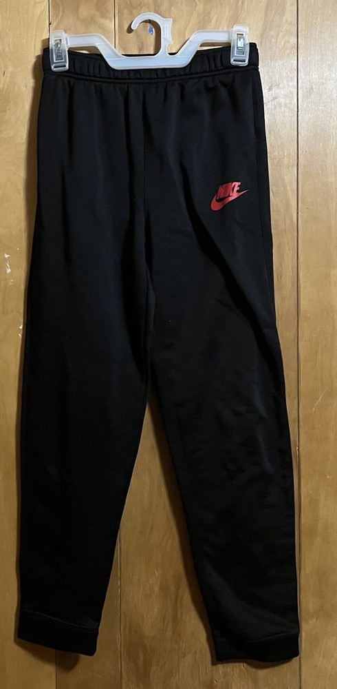 Nike Men's Black Jogger Pants XL Activewear Elastic Waist Tapered Leg