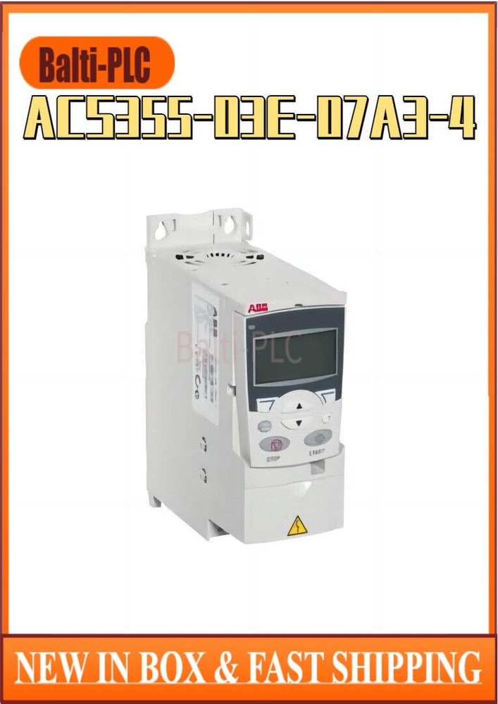 ACS355-03E-07A3-4 ABB Inverter Pn 3.0kW, I2n 7.3A IP20【New and Sealed】No Keypad