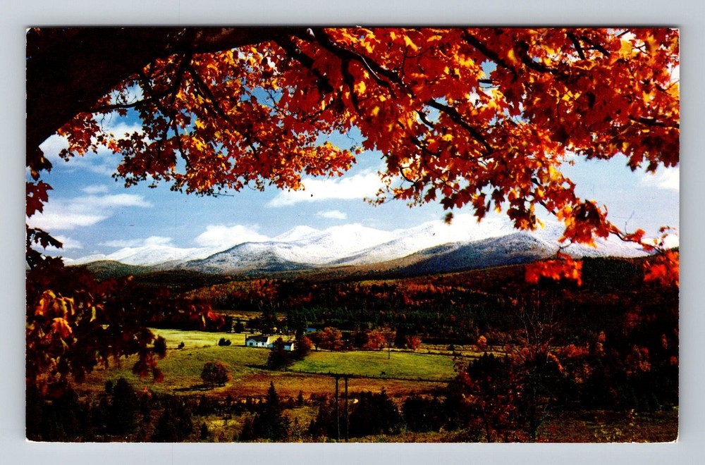 Saranac Lake NY-New York Autumn And Winter Vintage Postcard