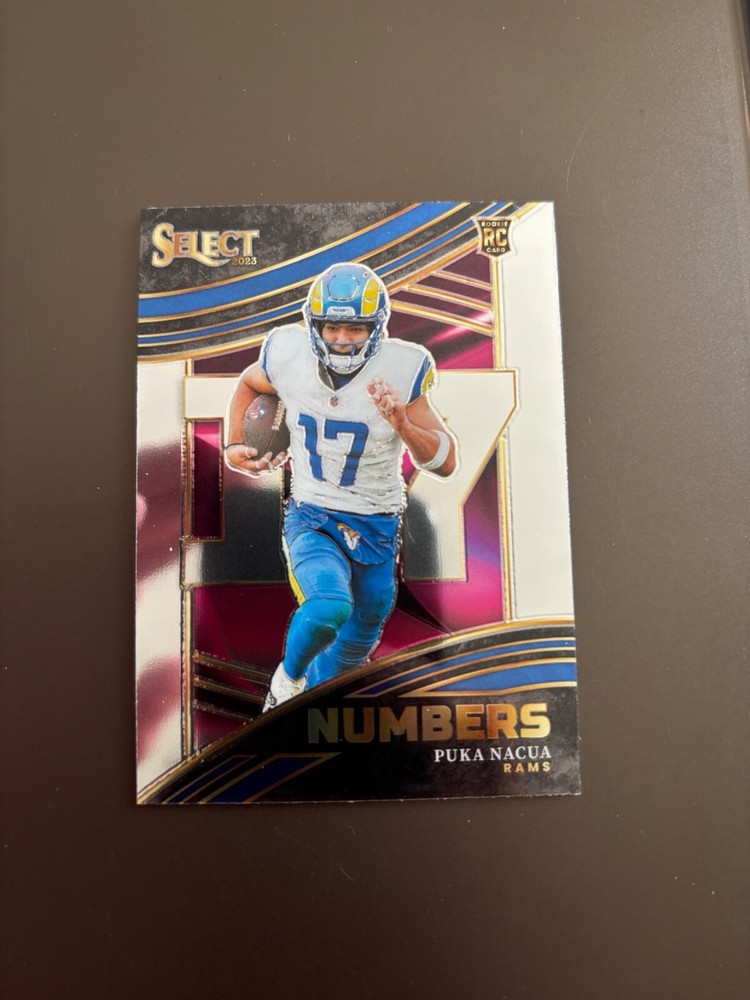 2023 Select Football Puka Nacua Numbers Insert- Los Angeles Rams