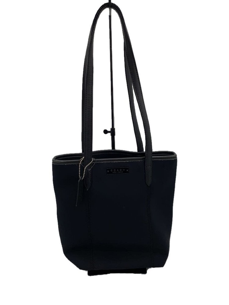 COACH Black BLK Signature Tote Bag Stylish Spacious Carryall