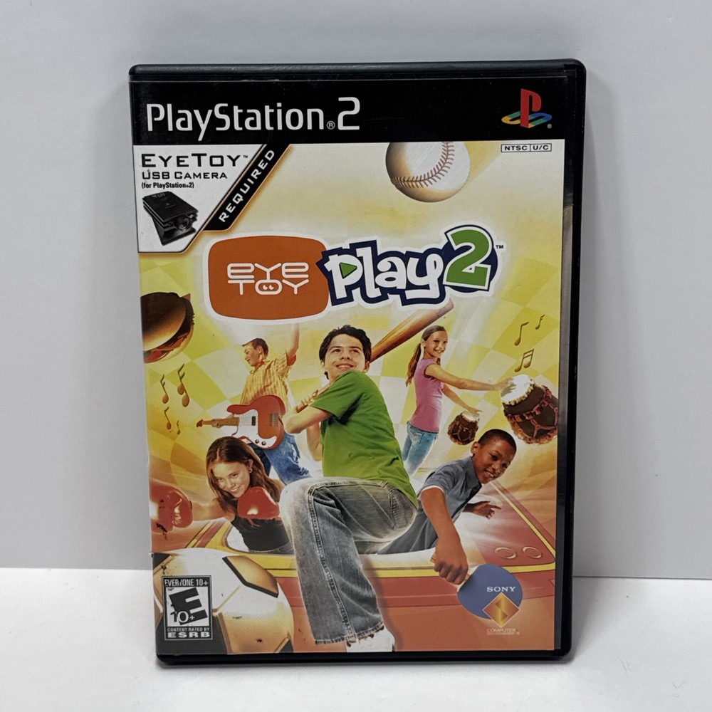 Eye Toy Play 2 - Sony Playstation 2 PS2 Complete With Manual