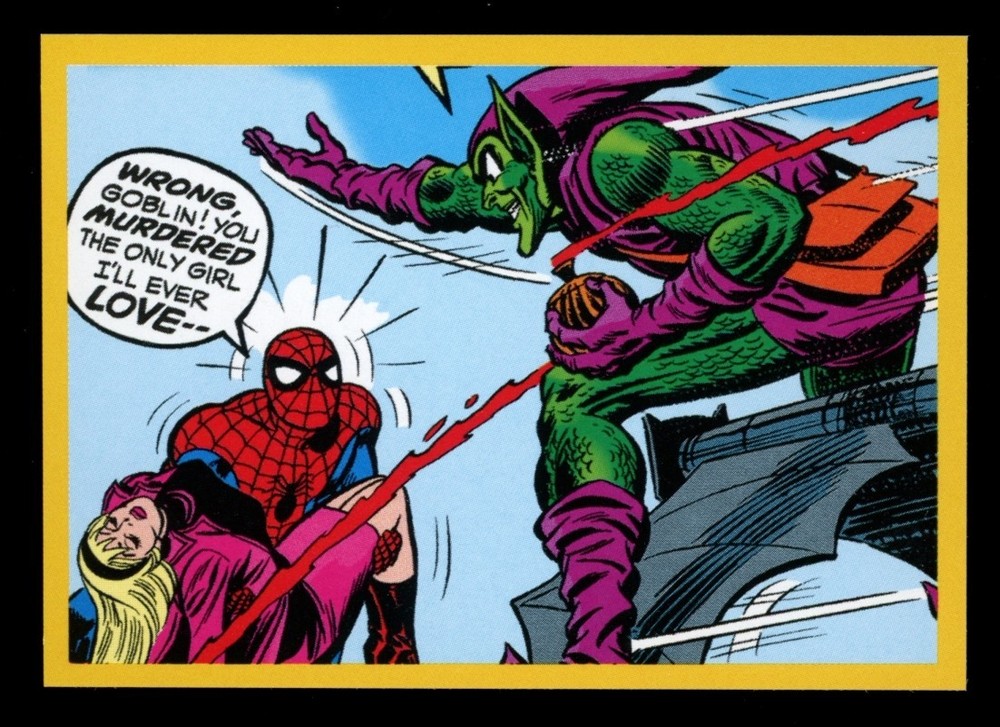 SPIDER-MAN vs GREEN GOBLIN 2021 Marvel Versus Sticker #12 *Qty