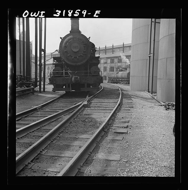 Cincinnati Ohio Procter & Gamble 1943 Glycerine Storage Yard Steam Train