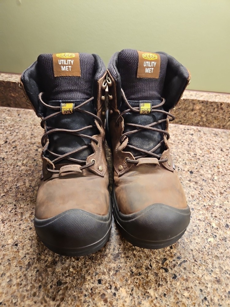 Keen Dry Men’s 12EE Boots Steel Toe Brown Utility Waterproof Work ASTM F2413-18