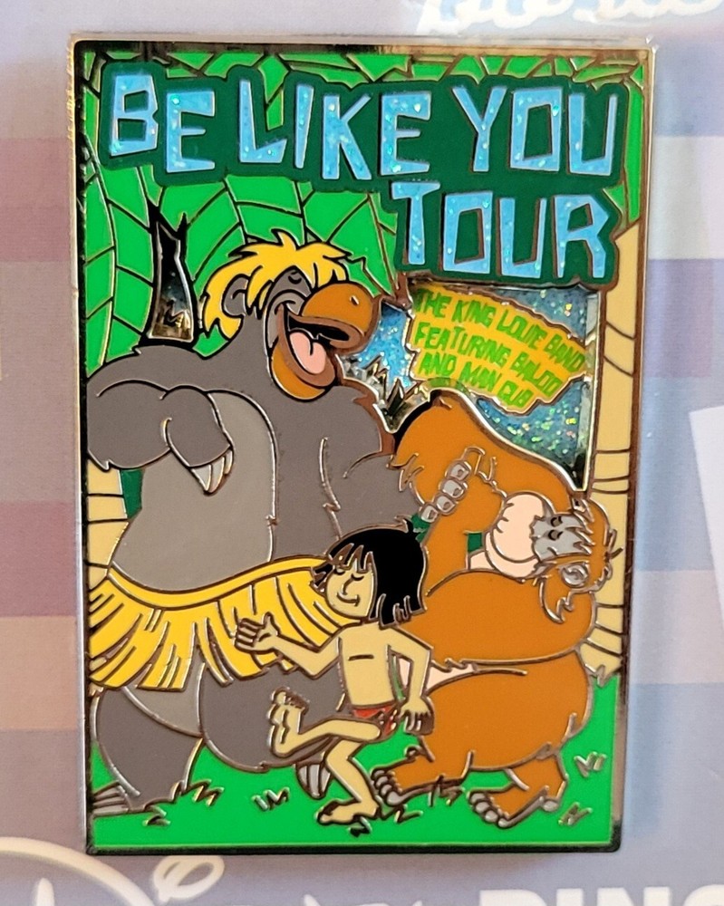 Disney Parks It’s Showtime Posters The Jungle Book 2024 Pin Limited Edition 3000