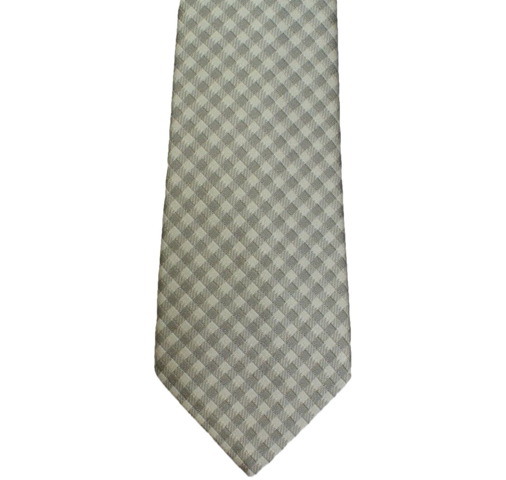 VINTAGE Kiton Napoli Mens 7 Fold Handmade Woven Silk Tie NEW 59