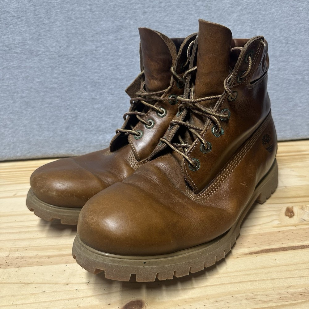 Men's Timberland 6-Inch Waterproof Leather Boots 28502 – Classic 12M Style